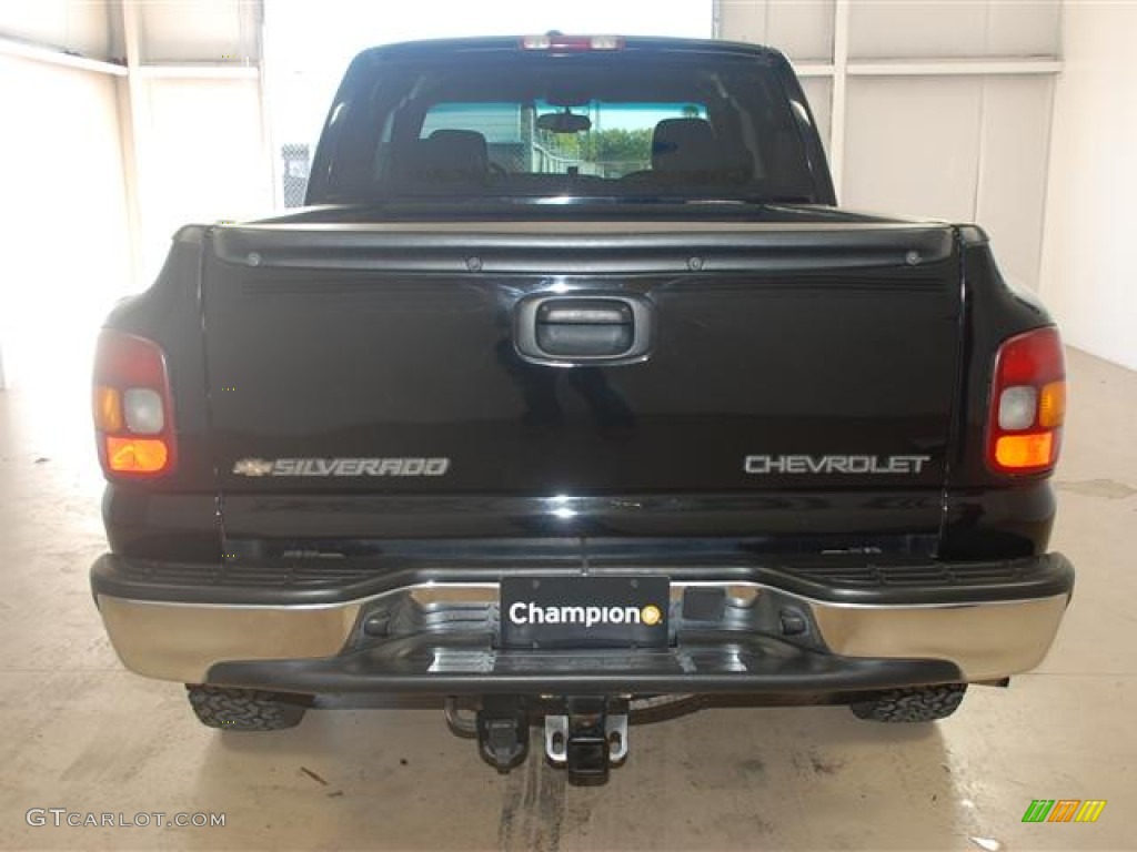 2003 Silverado 1500 Z71 Extended Cab 4x4 - Black / Medium Gray photo #5