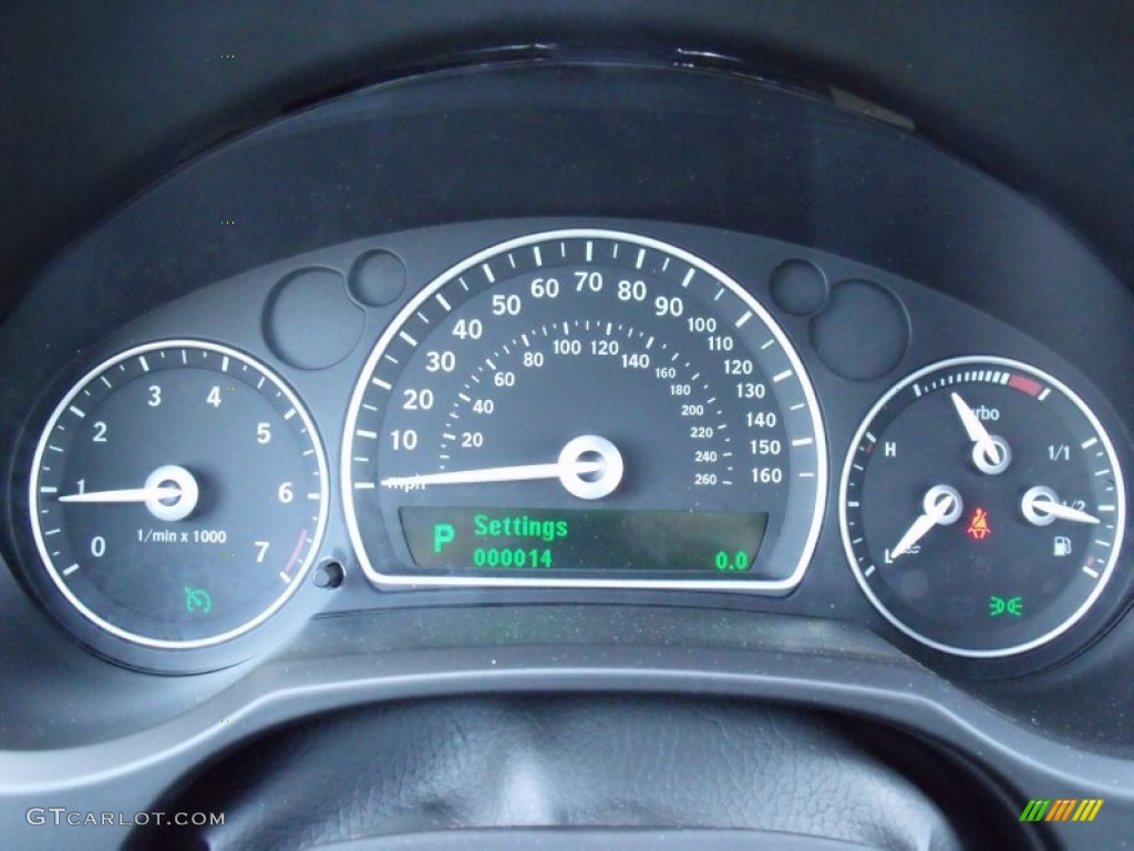 2011 Saab 9-3 2.0T Sport Sedan Gauges Photo #57394073