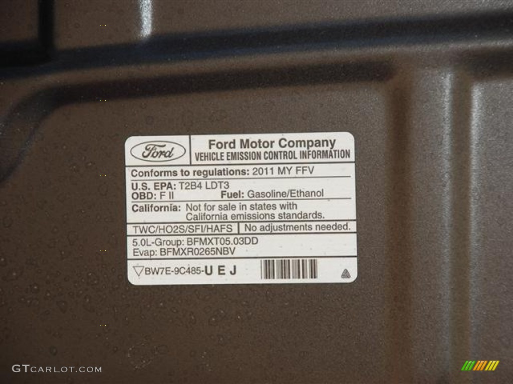 2011 F150 XLT SuperCrew 4x4 - Tuxedo Black Metallic / Steel Gray photo #20