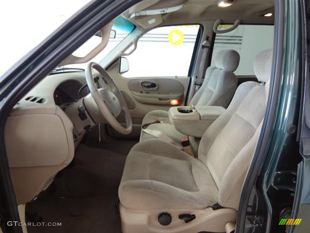 2002 F150 XLT SuperCrew - Dark Highland Green Metallic / Medium Parchment photo #10