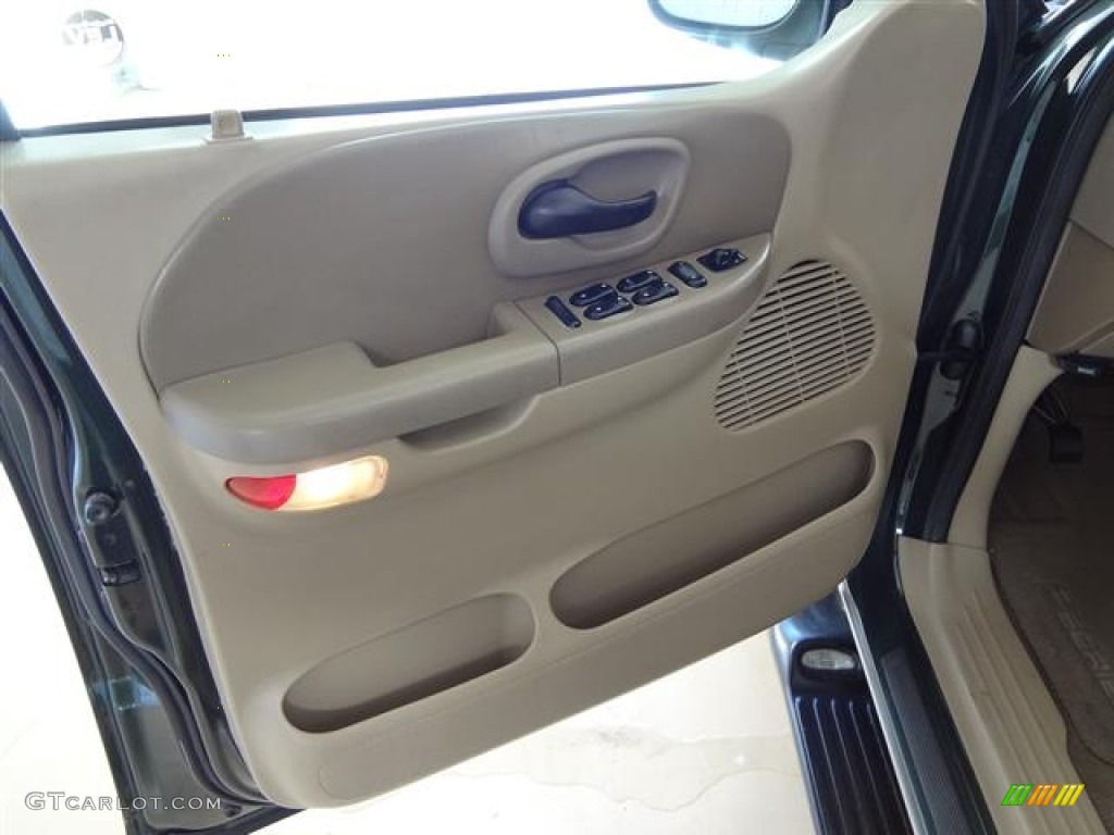 2002 F150 XLT SuperCrew - Dark Highland Green Metallic / Medium Parchment photo #12