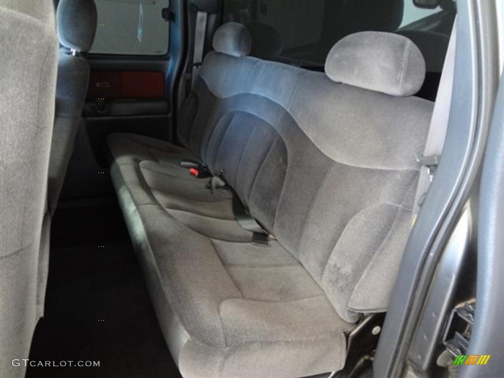 Graphite Interior 2002 GMC Sierra 1500 SLE Extended Cab Photo #57394373