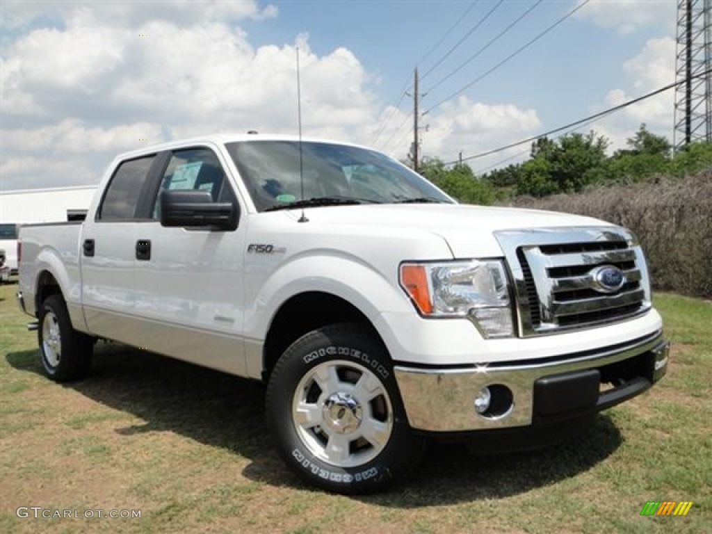 2011 F150 XLT SuperCrew - Oxford White / Steel Gray photo #1