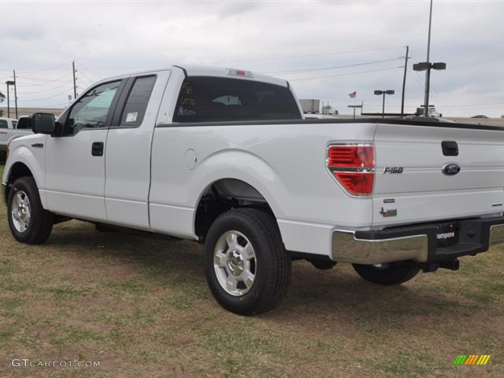 2011 F150 XLT SuperCab - Oxford White / Steel Gray photo #4