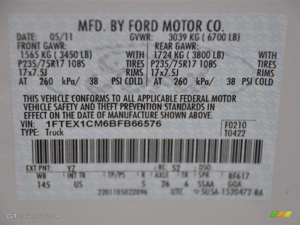 2011 F150 XLT SuperCab - Oxford White / Steel Gray photo #17