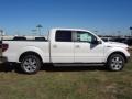 2011 White Platinum Metallic Tri-Coat Ford F150 Lariat SuperCrew  photo #9