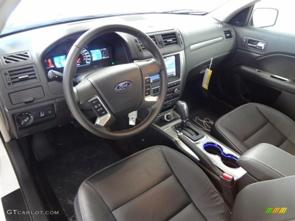 Charcoal Black Interior 2012 Ford Fusion Hybrid Photo #57395837
