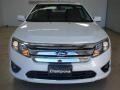 2012 White Platinum Tri-Coat Ford Fusion SEL  photo #2