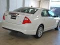 2012 White Platinum Tri-Coat Ford Fusion SEL  photo #4