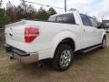 2011 White Platinum Metallic Tri-Coat Ford F150 Lariat SuperCrew  photo #7