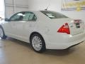 2012 White Suede Ford Fusion Hybrid  photo #6