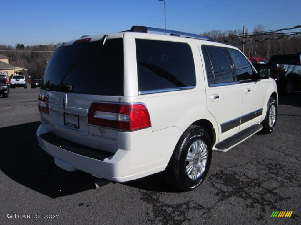 2008 Navigator Luxury 4x4 - White Chocolate Tri Coat / Camel/Sand Piping photo #6