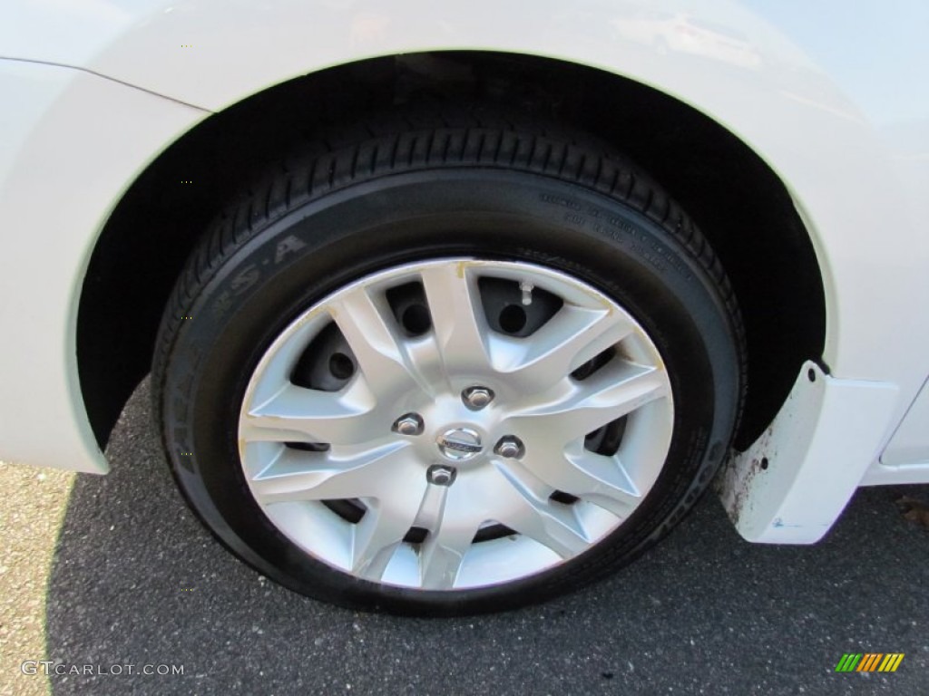 2010 Sentra 2.0 S - Aspen White / Charcoal photo #3