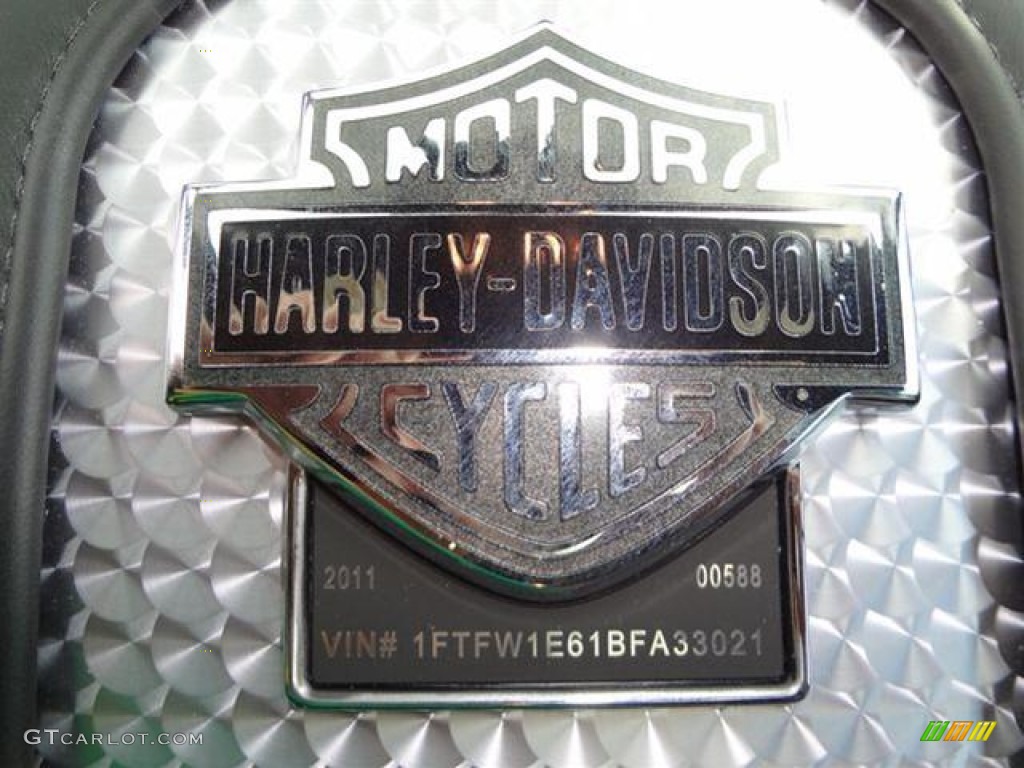 2011 F150 Harley-Davidson SuperCrew 4x4 - Ingot Silver Metallic / Black/Silver Smoke photo #19