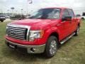 2011 Race Red Ford F150 XLT SuperCrew  photo #3