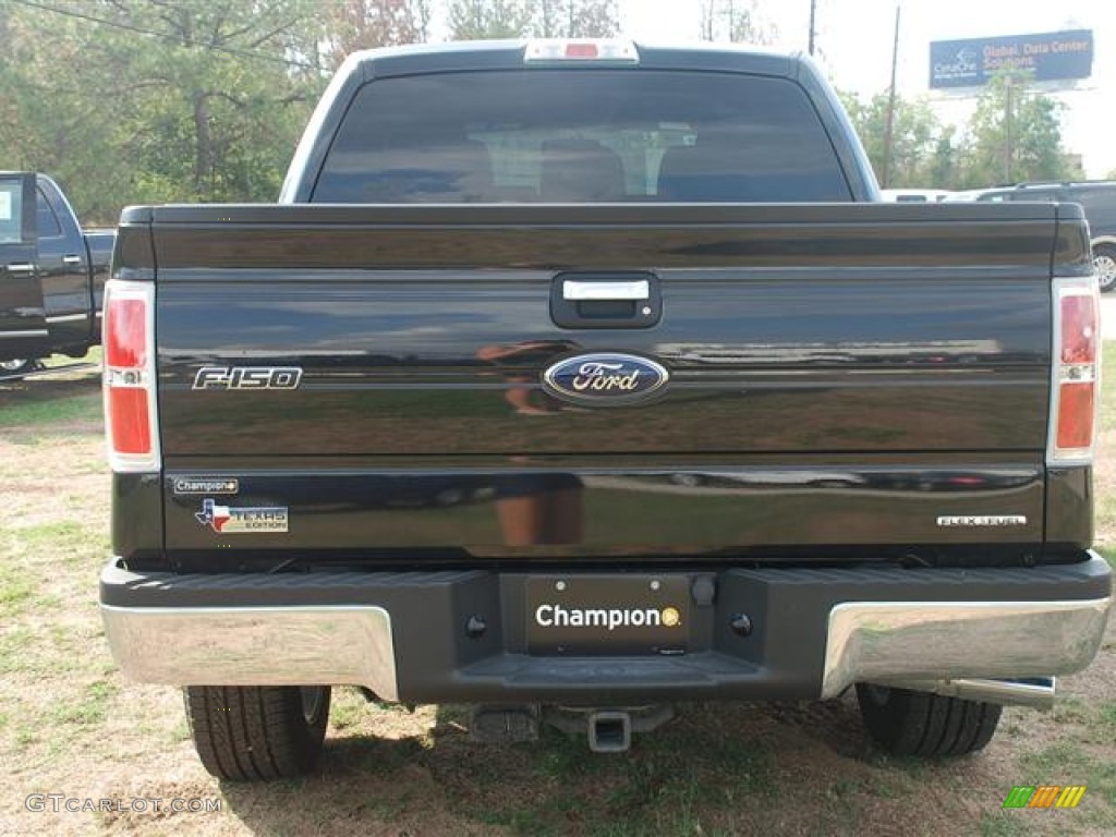 2011 F150 XLT SuperCrew - Tuxedo Black Metallic / Steel Gray photo #5