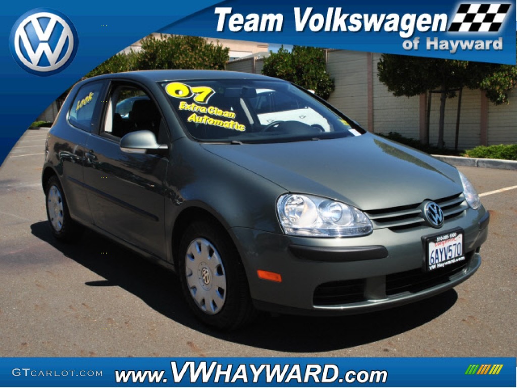 2007 Rabbit 2 Door - Sage Green Metallic / Anthracite photo #1