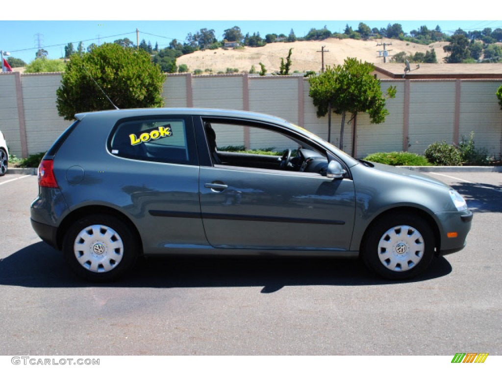2007 Rabbit 2 Door - Sage Green Metallic / Anthracite photo #3