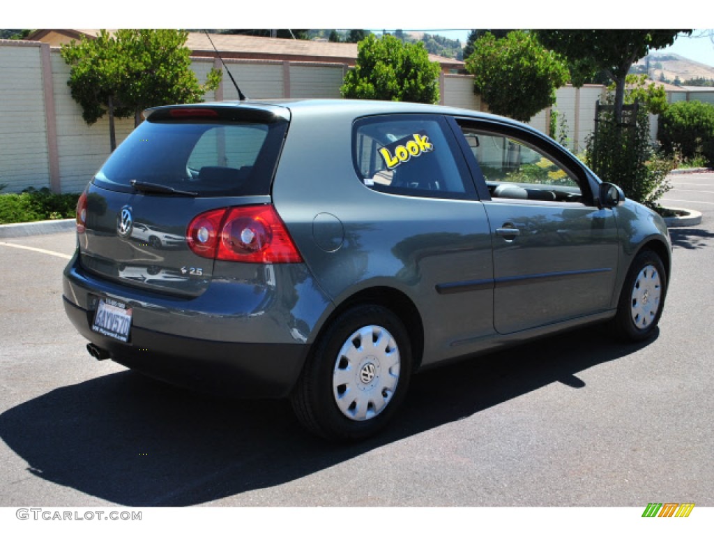 2007 Rabbit 2 Door - Sage Green Metallic / Anthracite photo #4