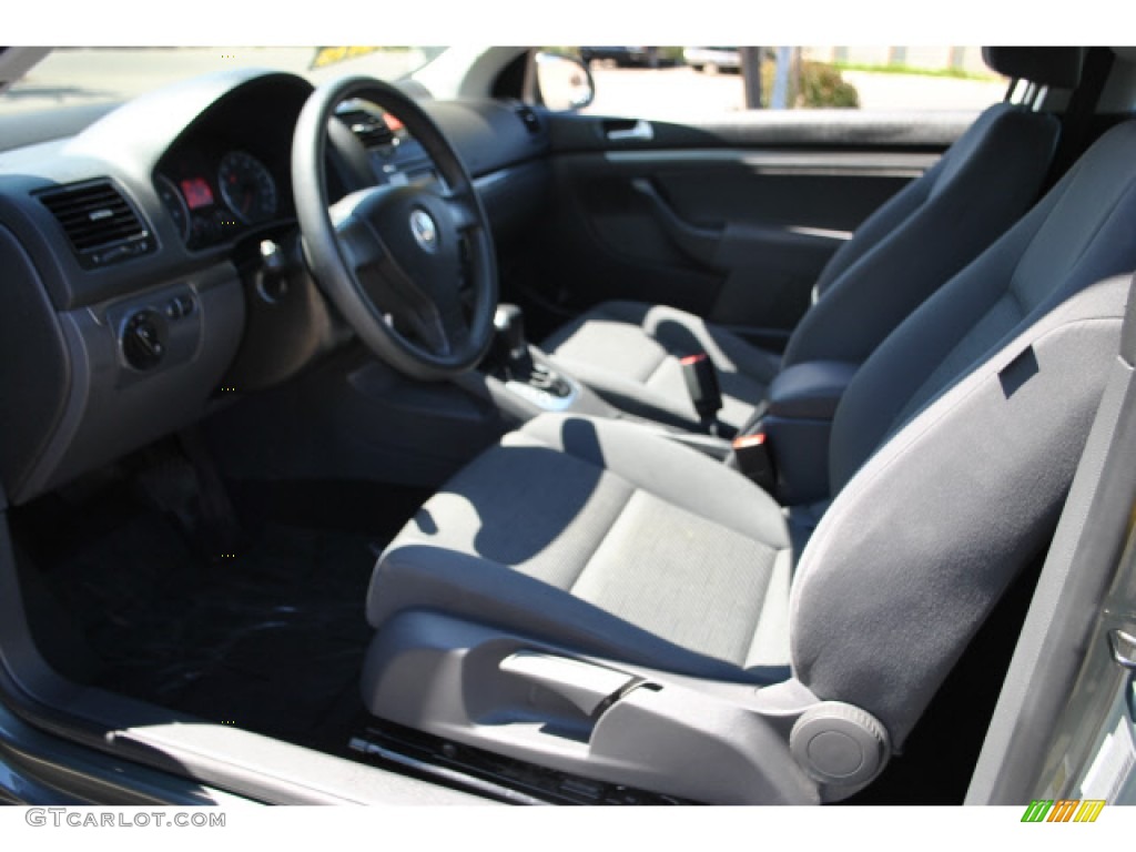 2007 Rabbit 2 Door - Sage Green Metallic / Anthracite photo #8