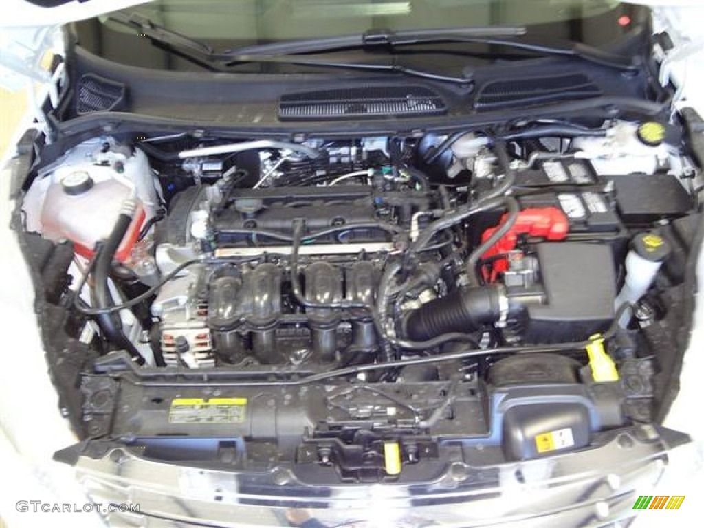 2012 Ford Fiesta SE Sedan 1.6 Liter DOHC 16-Valve Ti-VCT Duratec 4 Cylinder Engine Photo #57402755