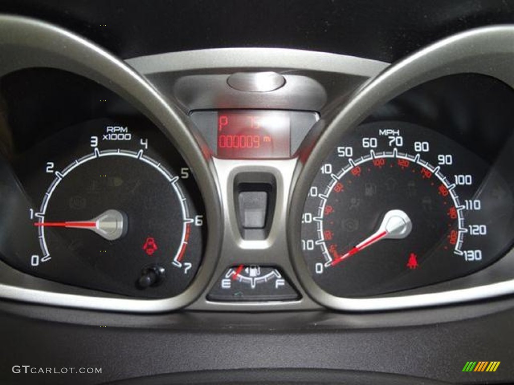 2012 Ford Fiesta SE Hatchback Gauges Photo #57403134