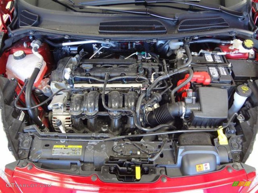 2012 Ford Fiesta SE Hatchback 1.6 Liter DOHC 16-Valve Ti-VCT Duratec 4 Cylinder Engine Photo #57403157