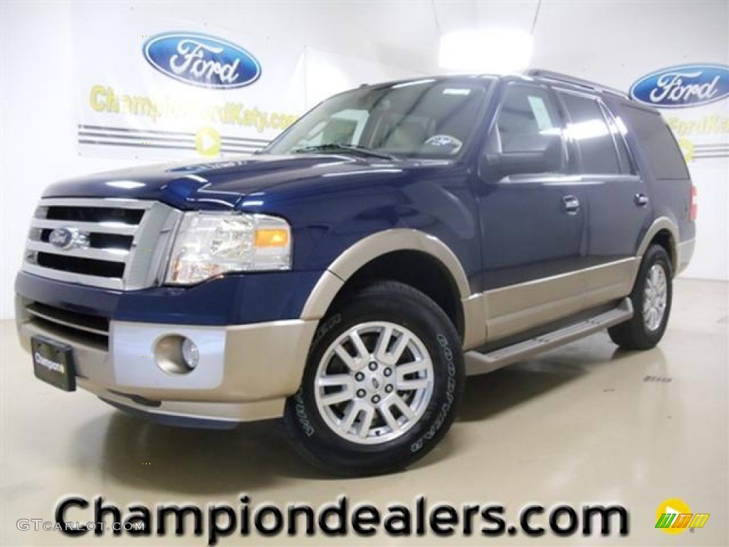 2011 Expedition XLT - Dark Blue Pearl Metallic / Camel photo #1