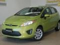 2012 Lime Squeeze Metallic Ford Fiesta SE Hatchback  photo #1