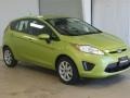 2012 Lime Squeeze Metallic Ford Fiesta SE Hatchback  photo #3