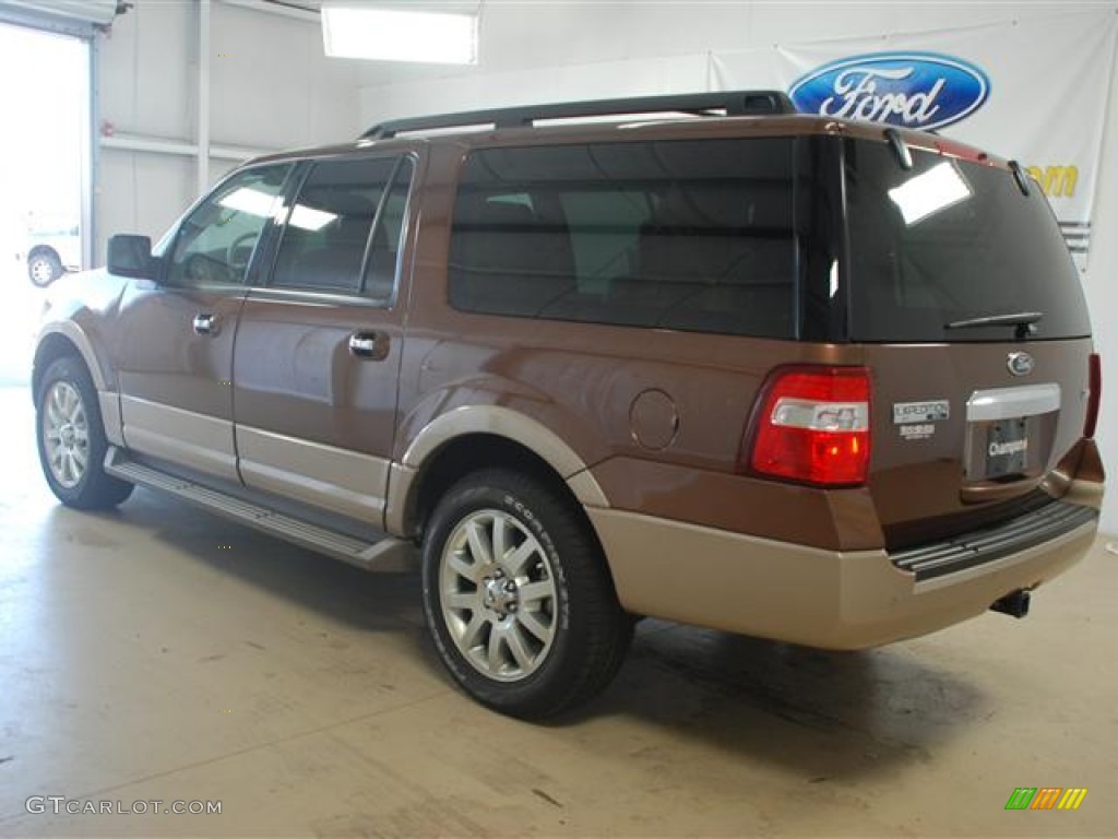 2011 Expedition EL XLT - Golden Bronze Metallic / Camel photo #6