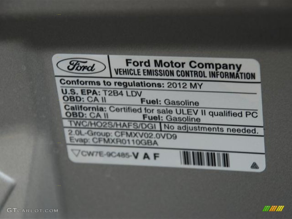 2012 Focus SE Sport Sedan - Ingot Silver Metallic / Two-Tone Sport photo #19