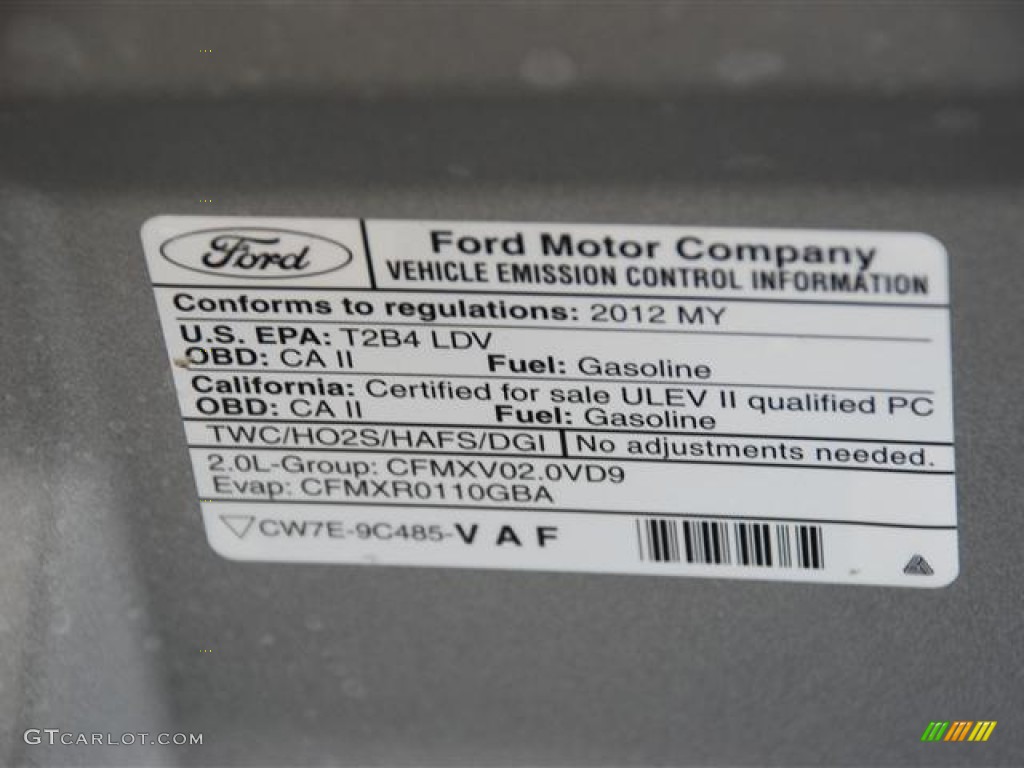 2012 Focus SE Sedan - Ingot Silver Metallic / Charcoal Black photo #19