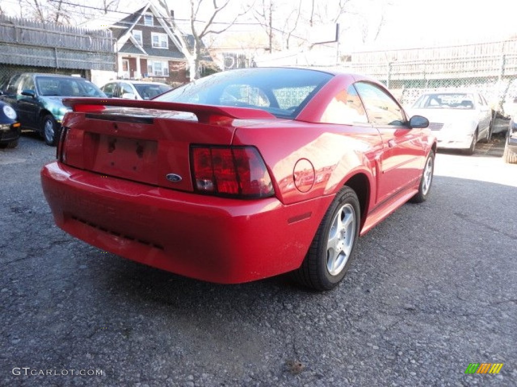2003 Mustang V6 Coupe - Redfire Metallic / Medium Graphite photo #6