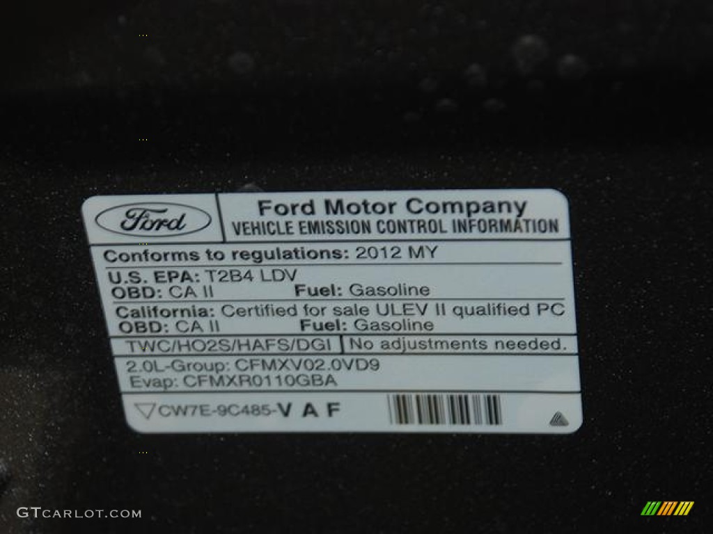 2012 Focus SE Sport Sedan - Sterling Grey Metallic / Two-Tone Sport photo #20