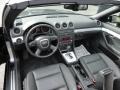 Black 2009 Audi A4 2.0T quattro Cabriolet Interior Color