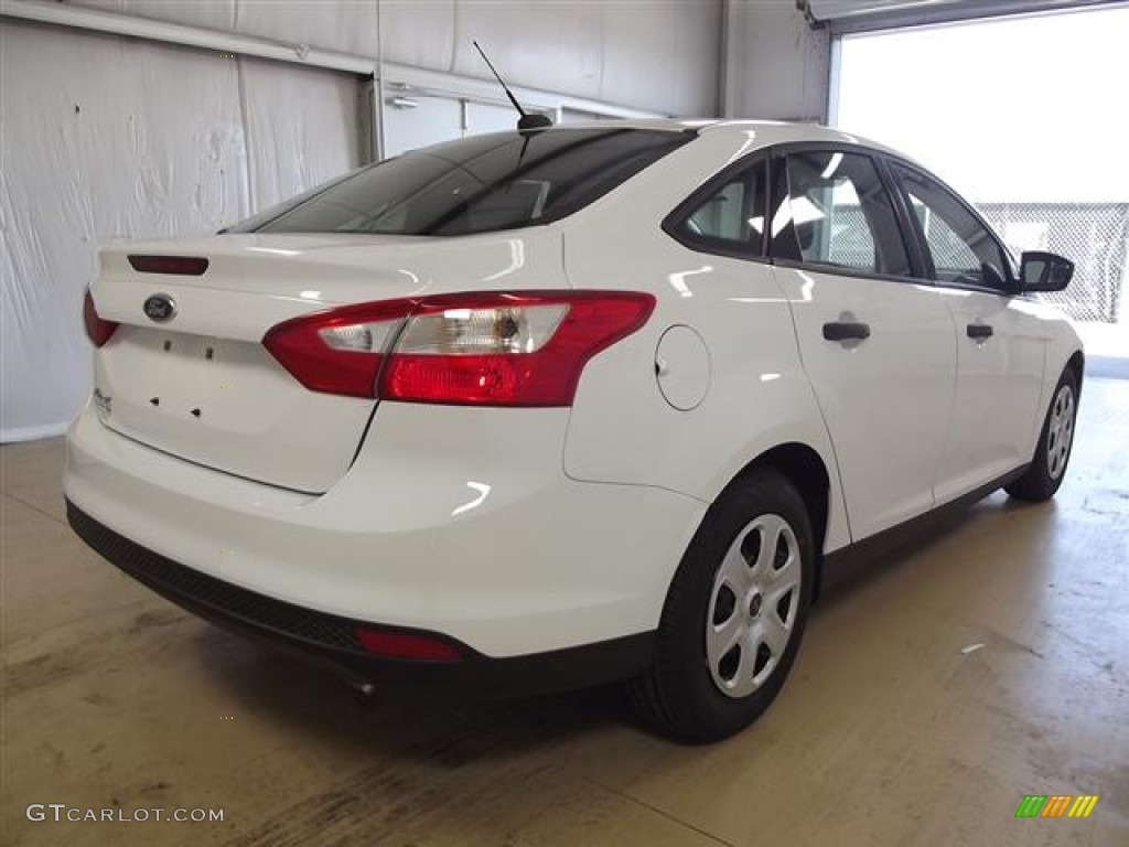 2012 Focus S Sedan - Oxford White / Charcoal Black photo #4