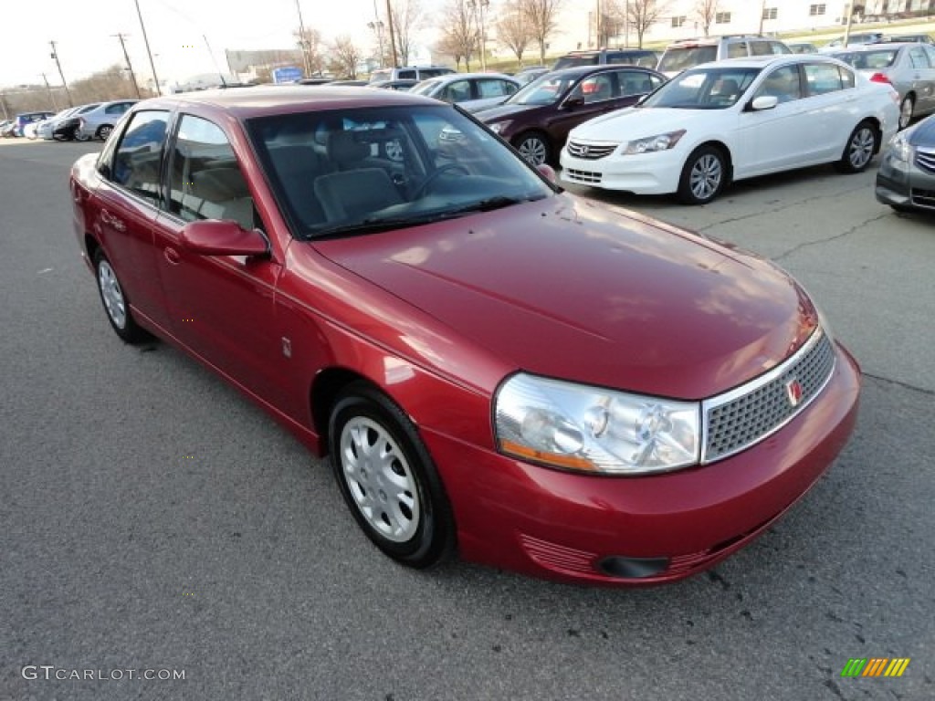 2003 L Series L200 Sedan - Medium Red / Gray photo #7