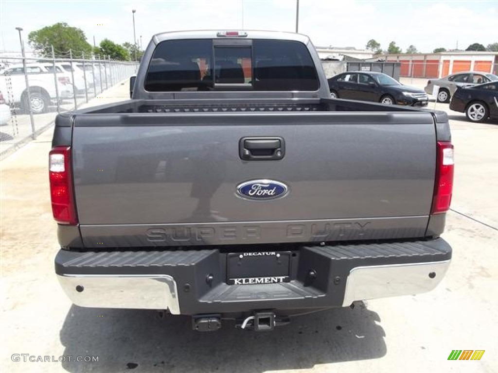 2011 F250 Super Duty Lariat Crew Cab - Sterling Grey Metallic / Black Two Tone Leather photo #5