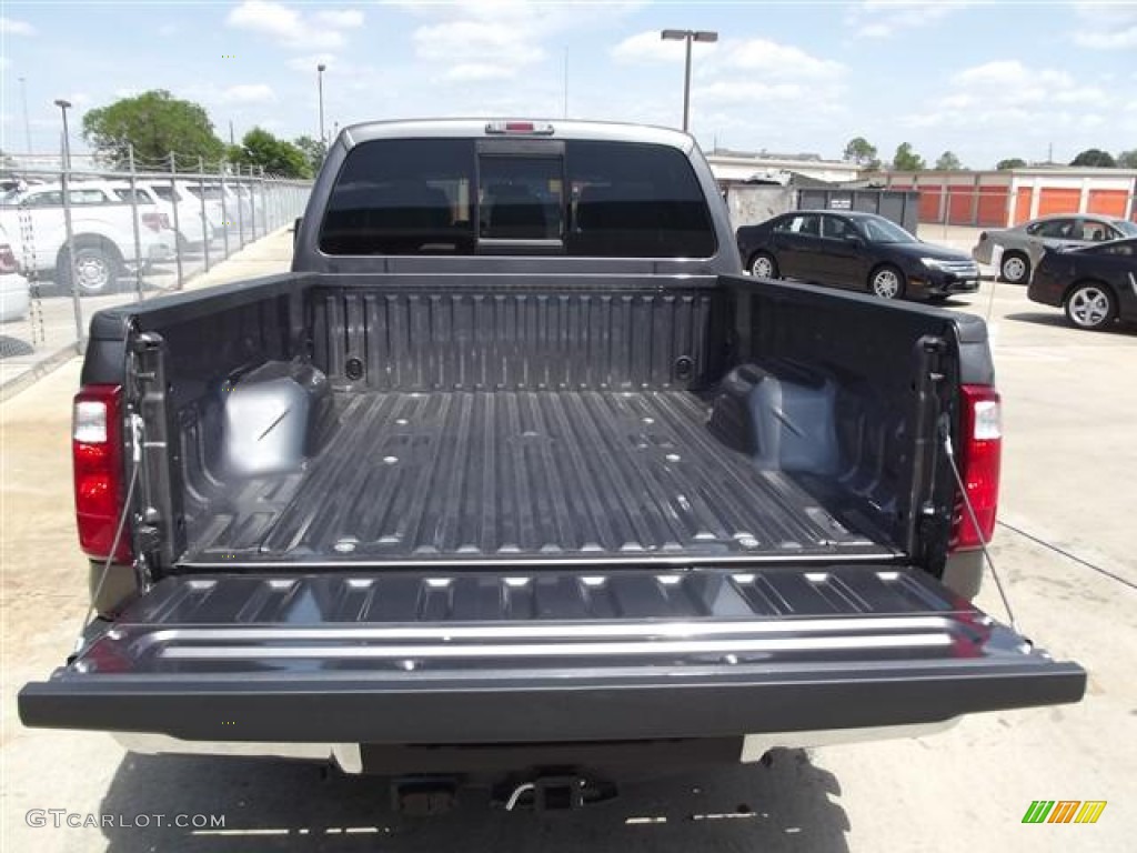 2011 F250 Super Duty Lariat Crew Cab - Sterling Grey Metallic / Black Two Tone Leather photo #9
