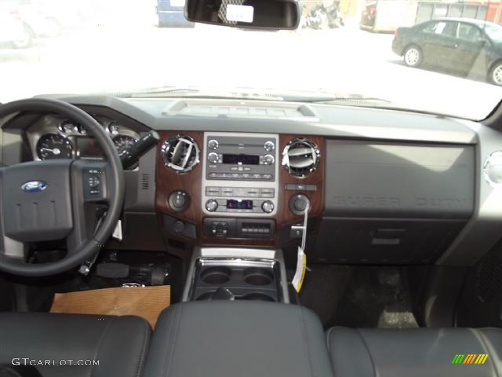 2011 F250 Super Duty Lariat Crew Cab - Sterling Grey Metallic / Black Two Tone Leather photo #12