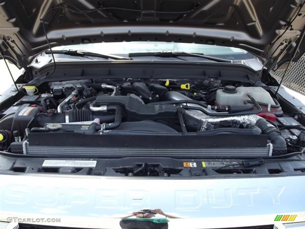 2011 F250 Super Duty Lariat Crew Cab - Sterling Grey Metallic / Black Two Tone Leather photo #18