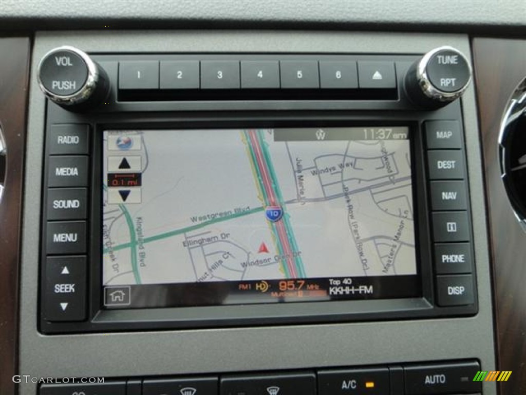 2011 Ford F250 Super Duty Lariat Crew Cab Navigation Photo #57408884