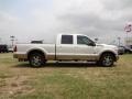 White Platinum Metallic Tri-Coat 2011 Ford F250 Super Duty King Ranch Crew Cab Exterior