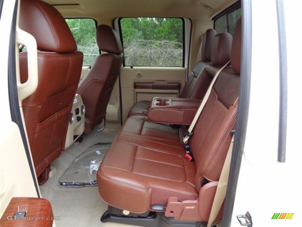 Chaparral Leather Interior 2011 Ford F250 Super Duty King Ranch Crew Cab Photo #57409577
