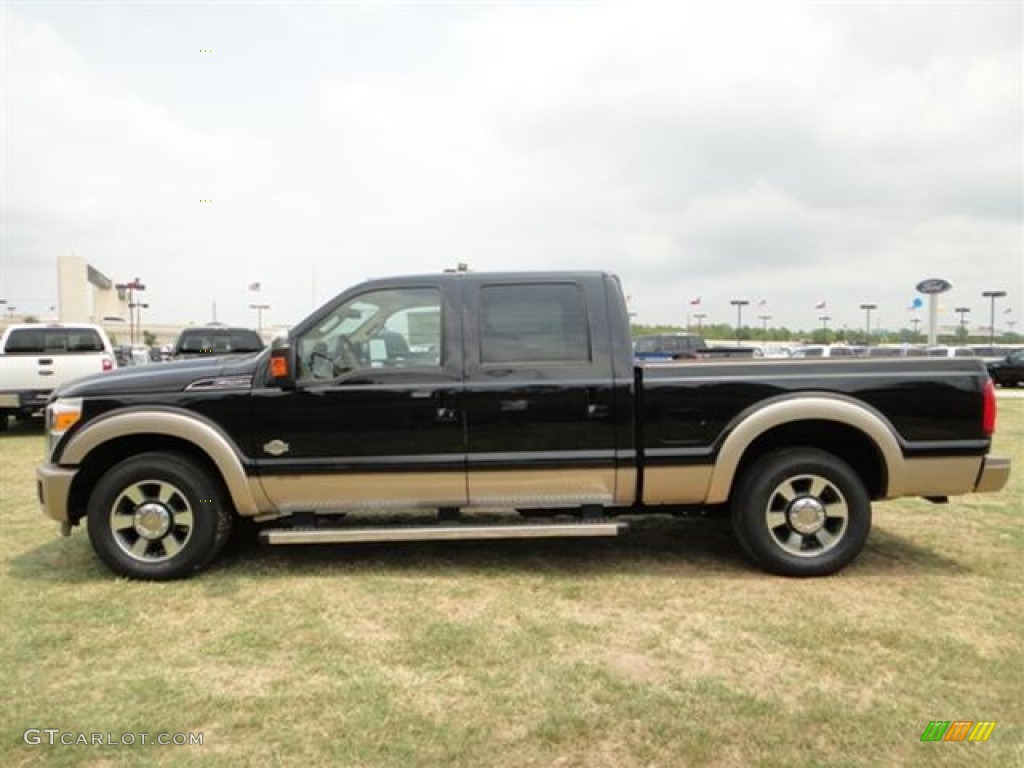 Tuxedo Black Metallic 2011 Ford F250 Super Duty King Ranch Crew Cab Exterior Photo #57410774
