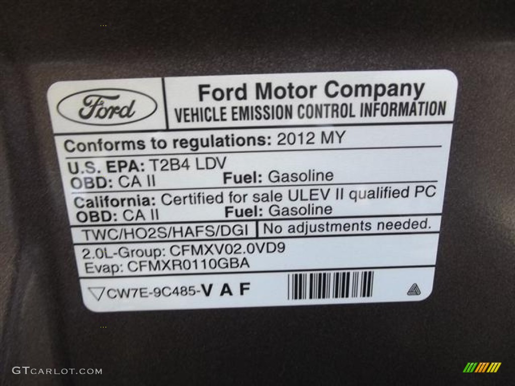 2012 Focus SE 5-Door - Sterling Grey Metallic / Charcoal Black photo #21