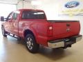 Vermillion Red - F250 Super Duty Lariat Crew Cab Photo No. 7