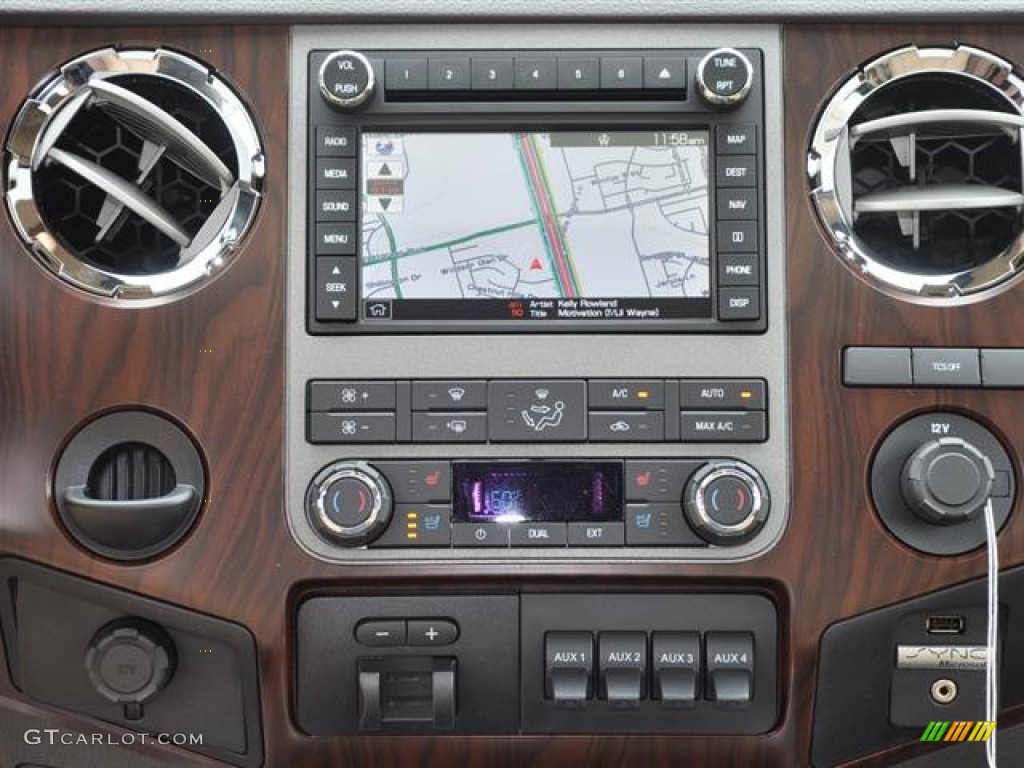 2011 Ford F350 Super Duty Lariat Crew Cab 4x4 Dually Navigation Photo #57412358