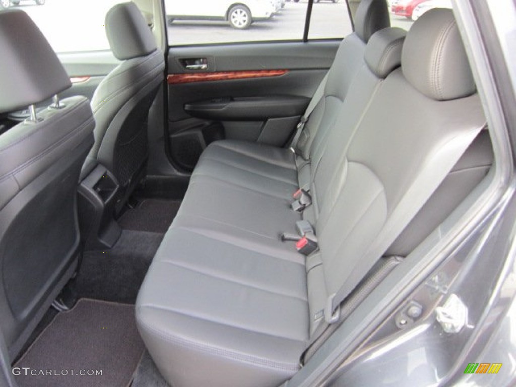 Off Black Interior 2010 Subaru Outback 2.5i Limited Wagon Photo #57412532